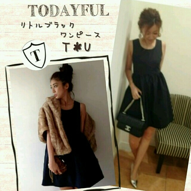 TODAYFUL リトルブラックワンピース