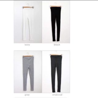 ザラ(ZARA)のリブレギンス  グレー  a.y0u☺︎♫様専用(レギンス/スパッツ)