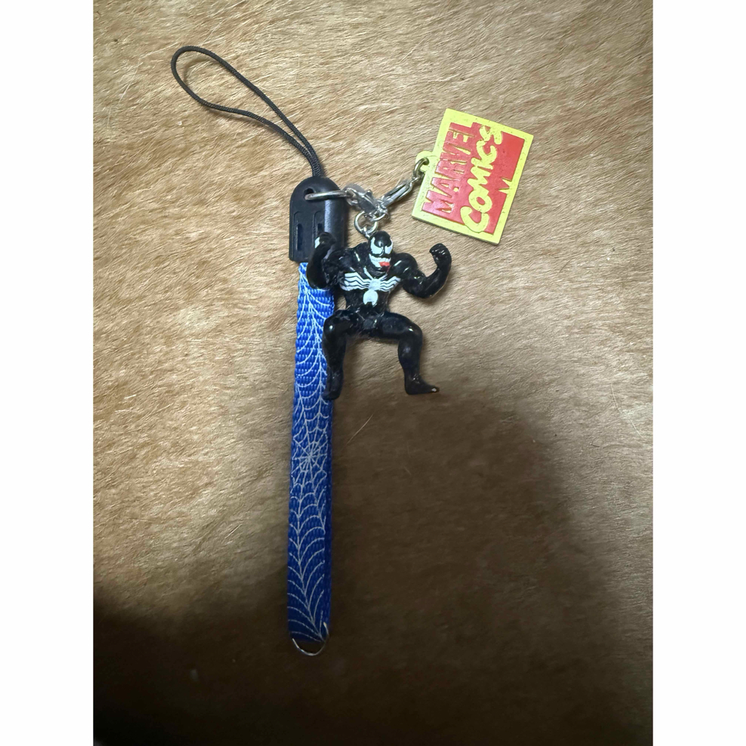 MARVEL(マーベル)の1999年製 ヴェノム ストラップ　フィギュア　marvel エンタメ/ホビーのアニメグッズ(キーホルダー)の商品写真