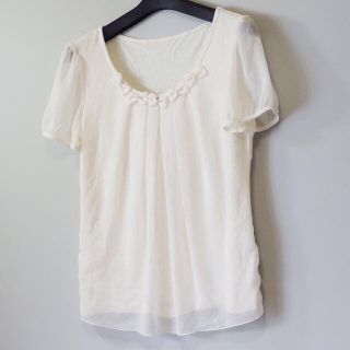 レッセパッセ(LAISSE PASSE)のレッセパッセ ブラウス カットソー Tシャツ ホワイト(シャツ/ブラウス(半袖/袖なし))