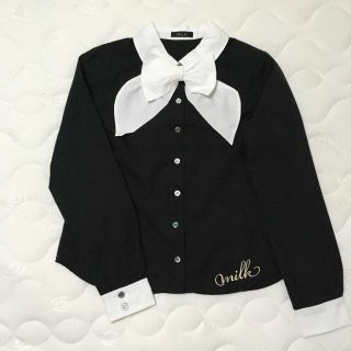 ミルク(MILK)の新品♡milk ボウタイブラウス(シャツ/ブラウス(長袖/七分))