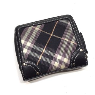 バーバリー(BURBERRY)の304 バーバリー チェック コンパクト 折財布(財布)