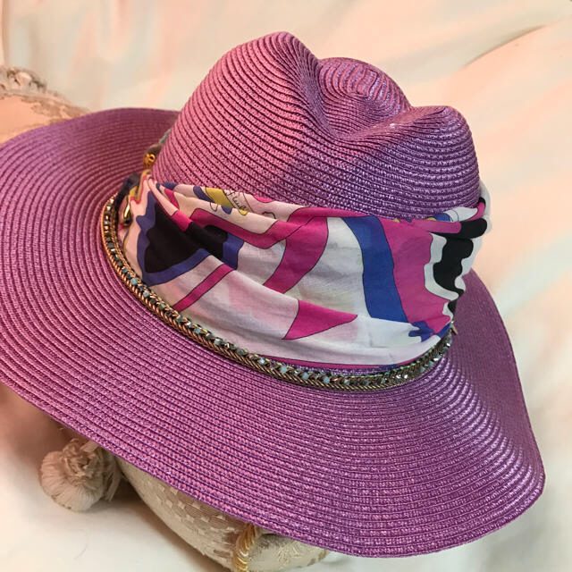 EMILIO PUCCI(エミリオプッチ)のemilio pucci  中折れHAT レディースの帽子(麦わら帽子/ストローハット)の商品写真