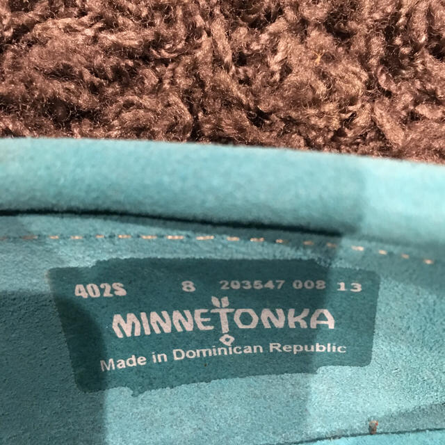 Minnetonka(ミネトンカ)のGW限定お値下げ！希少完売色 ミネトンカモカシシターコイズブルー レディースの靴/シューズ(ローファー/革靴)の商品写真