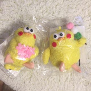 ポインコ兄弟ストラップ(ノベルティグッズ)