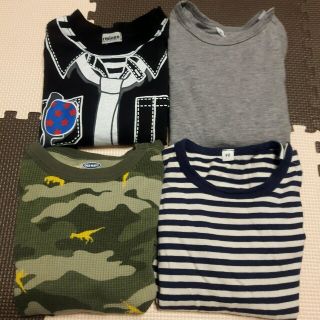 オールドネイビー(Old Navy)のロンT4枚セット【無印*2/OLD NAVY/しまむら】(Tシャツ/カットソー)