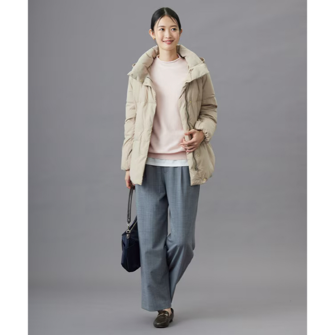 J.PRESS(ジェイプレス)のJ.PRESSブラッシュドマルチポリ ショート ダウンコート9 レディースのジャケット/アウター(ダウンコート)の商品写真