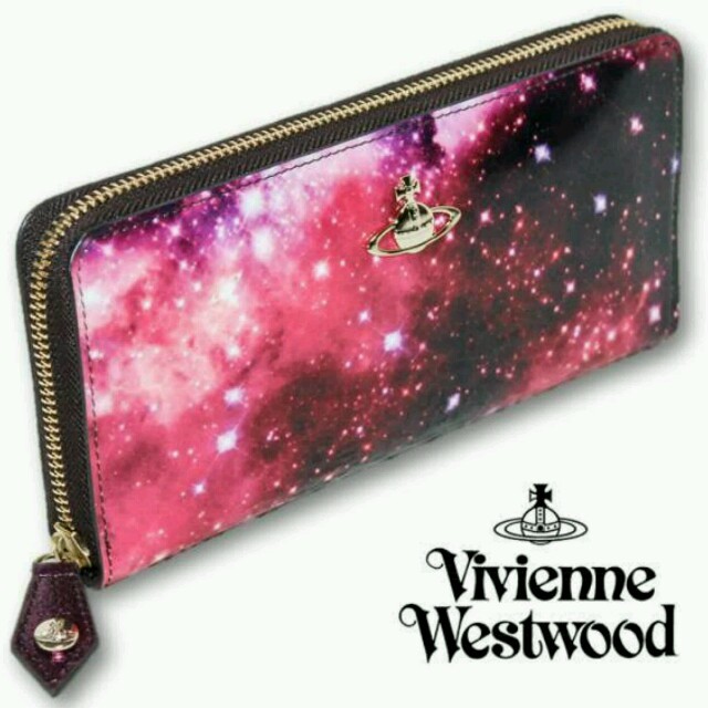 Vivienne Westwood(ヴィヴィアンウエストウッド)の新品◆【ヴィヴィアンウエストウッド】NEBULAシリーズ ラウンド長財布 ピンク レディースのファッション小物(財布)の商品写真