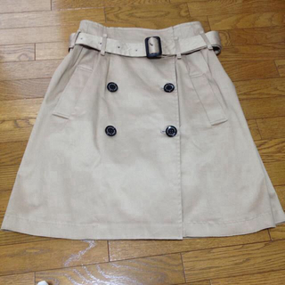 ダブルスタンダードクロージング(DOUBLE STANDARD CLOTHING)のトレンチ スカート(ひざ丈スカート)