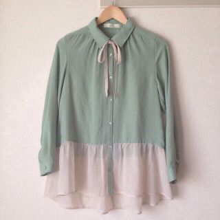 イッカ(ikka)のikka ボウタイシャツ(シャツ/ブラウス(長袖/七分))