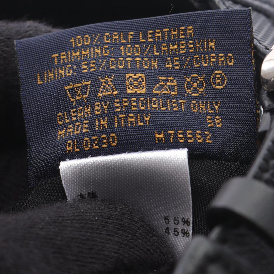 LOUIS VUITTON(ルイヴィトン)のルイ・ヴィトン LOUIS VUITTON キャスケット ダミエアンフィニ オニキス キャップ 帽子 レザー レディース ブラック系 M76562 【中古】 レディースの帽子(キャップ)の商品写真