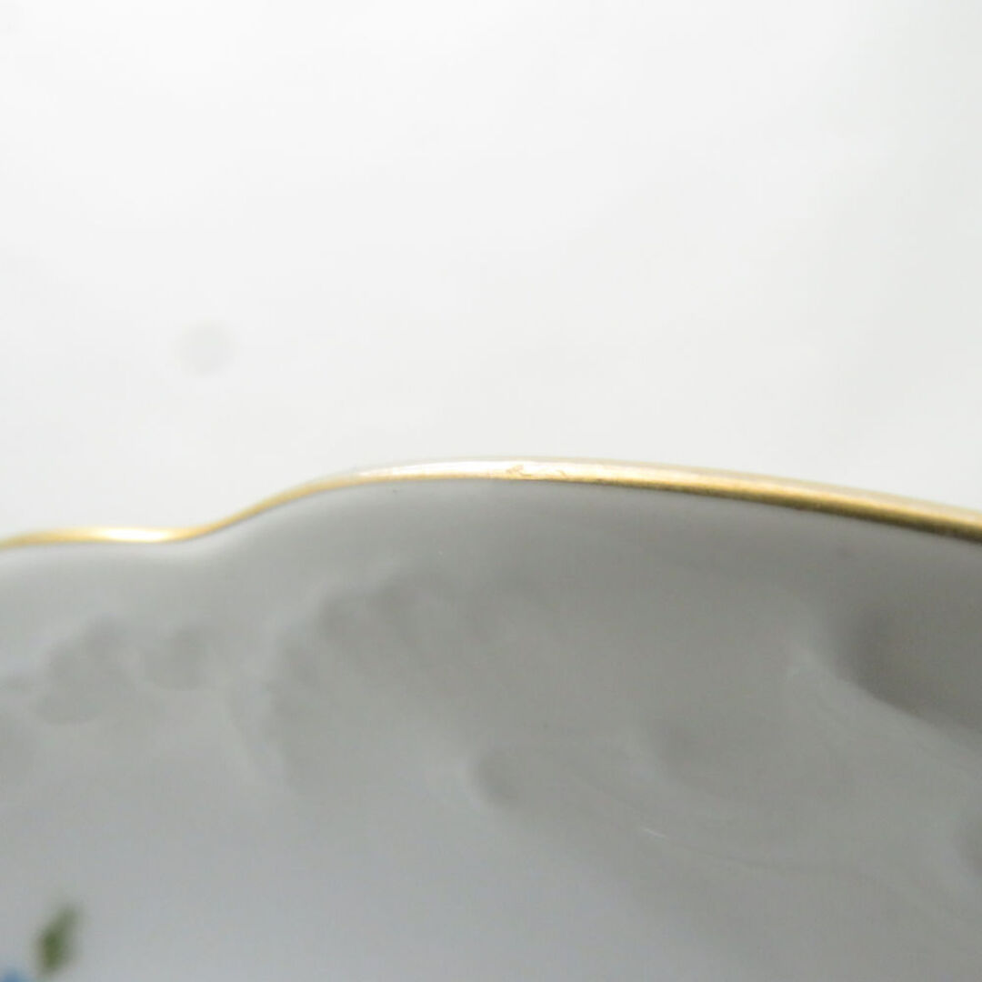 OKURA 大倉陶園 三色小花/ゴールドライン（ツメ印） 中皿 7枚 セット 15cm/16cmプレート 花柄 SC9426C2  インテリア/住まい/日用品のキッチン/食器(食器)の商品写真