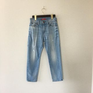 アパルトモンドゥーズィエムクラス(L'Appartement DEUXIEME CLASSE)の【未使用】RED CARD レッドカード ブルーデニム ライトブルー クロップド(デニム/ジーンズ)