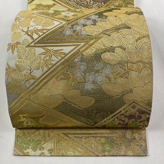 【美品】 袋帯 逸品 全通 正絹 【中古】