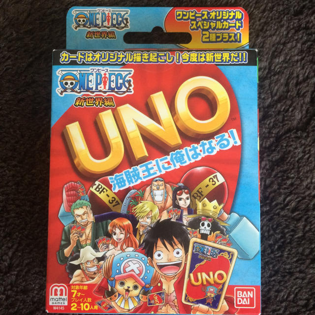 BANDAI(バンダイ)のUNO ワンピース デザイン エンタメ/ホビーのテーブルゲーム/ホビー(トランプ/UNO)の商品写真