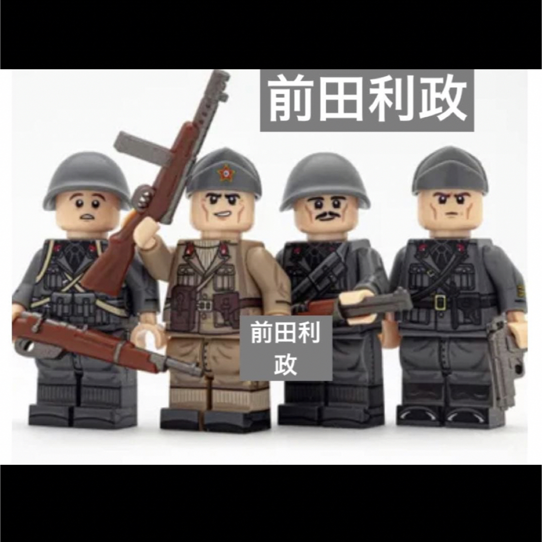 新品　イタリア軍　国防義勇軍　黒シャツ隊 ガリバルディ旅団兵　4体セット エンタメ/ホビーのフィギュア(ミリタリー)の商品写真