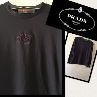 プラダ(PRADA)のプラダ🎀ストレッチシャツ(カットソー(長袖/七分))