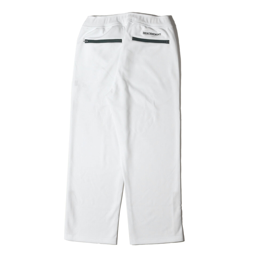 DESCENDANT(ディセンダント)の【新品】DESCENDANT ディセンダント パンツ ホワイト 白 サイズ:2 | 24SS レイヤードロゴ刺繍 ジャージ トラックパンツ (CLUB TRACK TROUSERS) | ボトムス ズボン【メンズ】 メンズのパンツ(その他)の商品写真