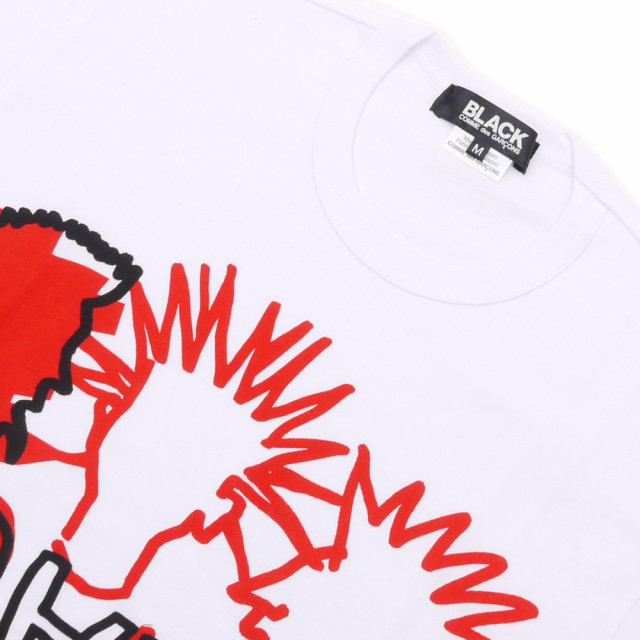 BLACK COMME des GARCONS(ブラックコムデギャルソン)のブラックコムデギャルソン パンク PUNK Tシャツ M BLACK ギャルソン メンズのトップス(Tシャツ/カットソー(半袖/袖なし))の商品写真