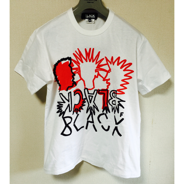 BLACK COMME des GARCONS(ブラックコムデギャルソン)のブラックコムデギャルソン パンク PUNK Tシャツ M BLACK ギャルソン メンズのトップス(Tシャツ/カットソー(半袖/袖なし))の商品写真