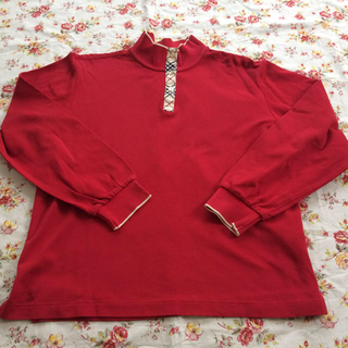 バーバリー(BURBERRY)のバーバリーゴルフ❤︎綺麗な赤色ポロシャツ(ポロシャツ)