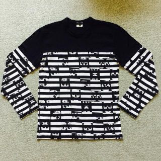 コムデギャルソンオムプリュス(COMME des GARCONS HOMME PLUS)のコムデギャルソンオムプリュス 長袖Tシャツ スカル ボーダー PLUS プリュス(Tシャツ/カットソー(七分/長袖))