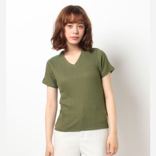 アーバンリサーチ(URBAN RESEARCH)の値下げ！美品 アーバンリサーチ ソニーレーベル リブ編みTシャツ(Tシャツ(半袖/袖なし))