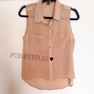 フォーエバートゥエンティーワン(FOREVER 21)のforeter21♥︎スリーブレストップ(シャツ/ブラウス(半袖/袖なし))