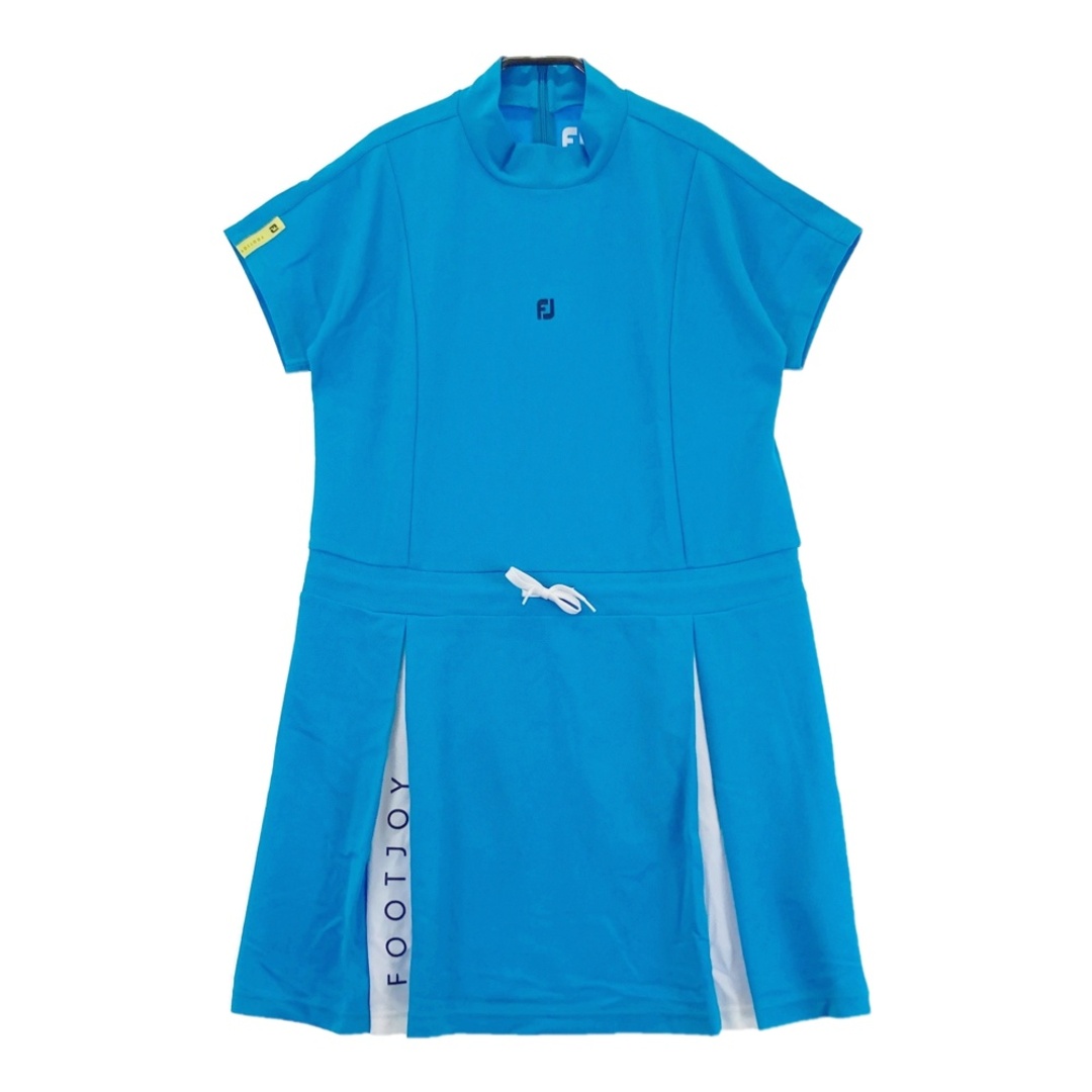 サイズ：L FOOT JOY フットジョイ 2024年モデル 半袖ワンピース  ブルー系 [240101564118] ゴルフウェア レディース ストスト スポーツ/アウトドアのゴルフ(ウエア)の商品写真