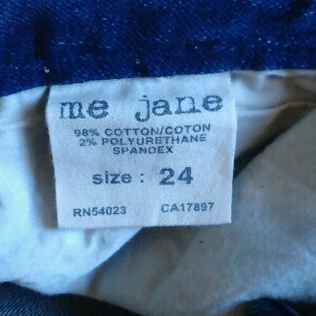 me Jane(ミージェーン)の　ちぴほめ様専用　me jane　デニム　美品 レディースのパンツ(デニム/ジーンズ)の商品写真