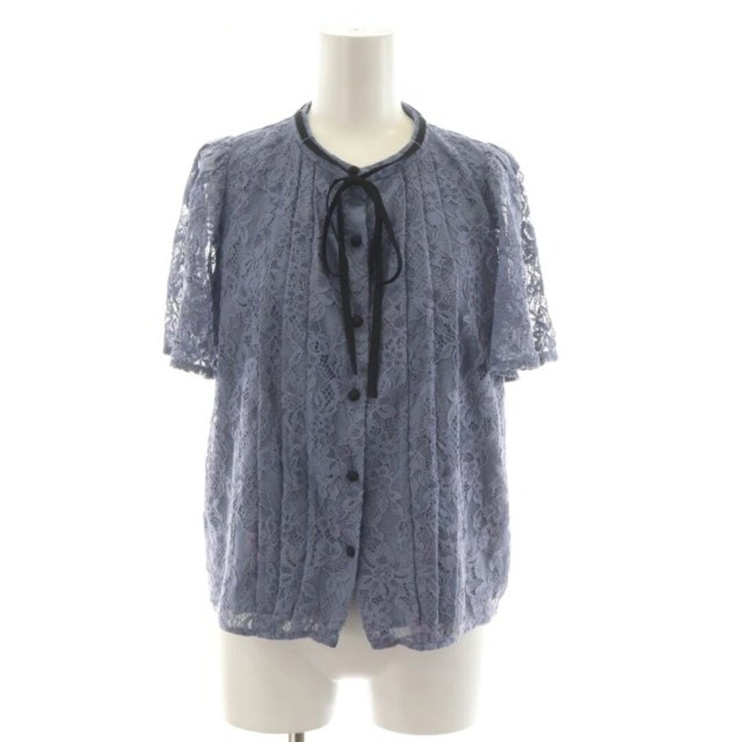 PROPORTION BODY DRESSING(プロポーションボディドレッシング)のプロポーション ボディドレッシング フレアースリーブレースブラウス シャツ 半袖 レディースのトップス(シャツ/ブラウス(半袖/袖なし))の商品写真