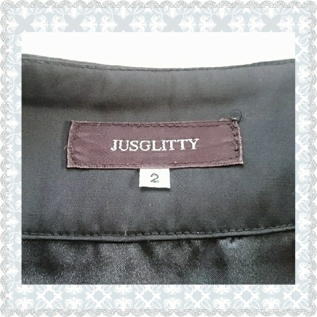 JUSGLITTY(ジャスグリッティー)の❤️ジャスグリッティー❤️クリーニング&撥水加工済！透けボーダースカート♪ レディースのスカート(ひざ丈スカート)の商品写真