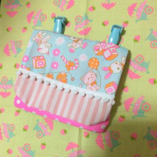 移動ポケット♡ハンドメイド♡ピンクス(外出用品)