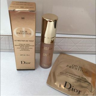 クリスチャンディオール(Christian Dior)のディオール リキッドファンデーション 目元用クリーム サンプル 新品未使用(ファンデーション)