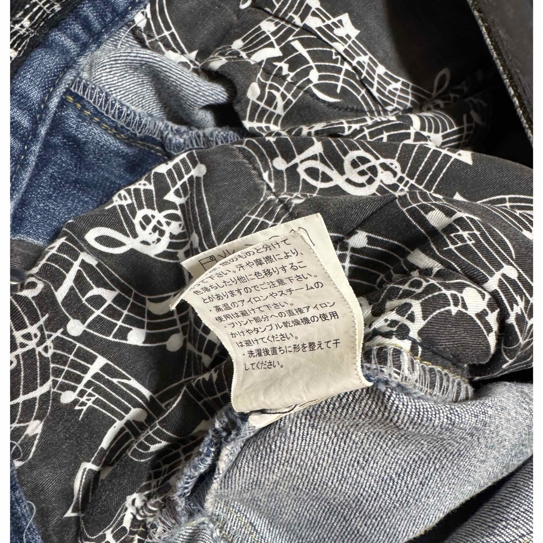 NUMBER（N）INE DENIM(ナンバーナインデニム)のナンバーナインDENIM×ラブレス×ギルドプライム ペンキ加工ダメージデニム メンズのパンツ(デニム/ジーンズ)の商品写真