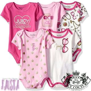 ジューシークチュール(Juicy Couture)のジューシークチュール 60 5枚セット ロンパース ベビー服(ロンパース)