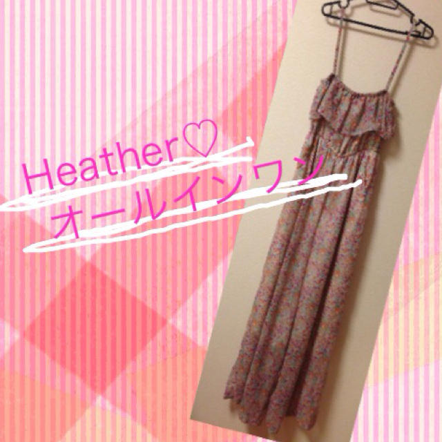 heather(ヘザー)のHeather＊花柄ｵｰﾙｲﾝﾜﾝ レディースのパンツ(オールインワン)の商品写真