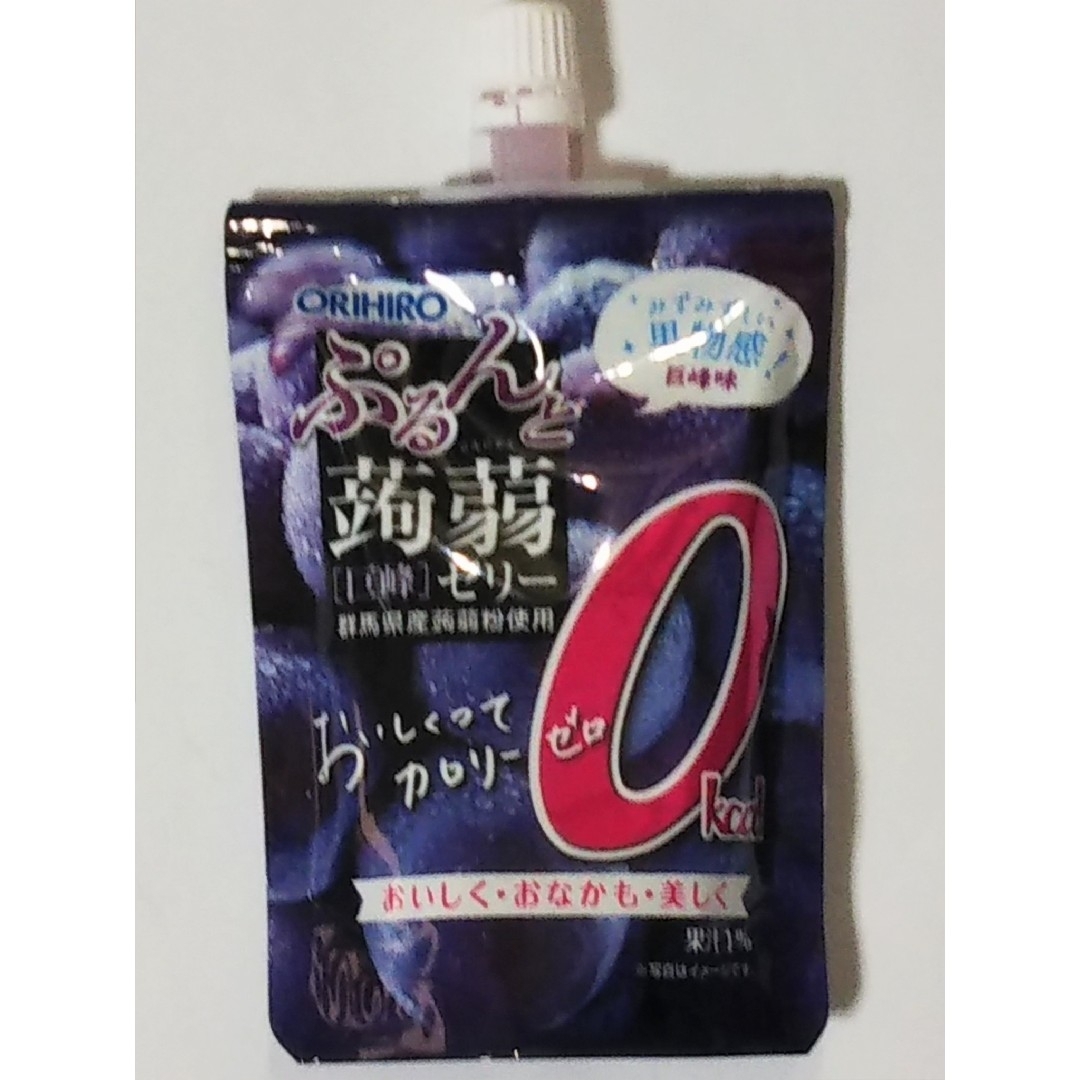 ORIHIRO(オリヒロ)のぷるんと蒟蒻ゼリー オリヒロ ゼロカロリー 蜜りんご 巨峰 シャインマスカット 食品/飲料/酒の食品(菓子/デザート)の商品写真