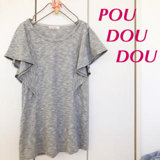 プードゥドゥ(POU DOU DOU)のPOUDOUDOU フリル袖 Tシャツ トップス(Tシャツ(半袖/袖なし))