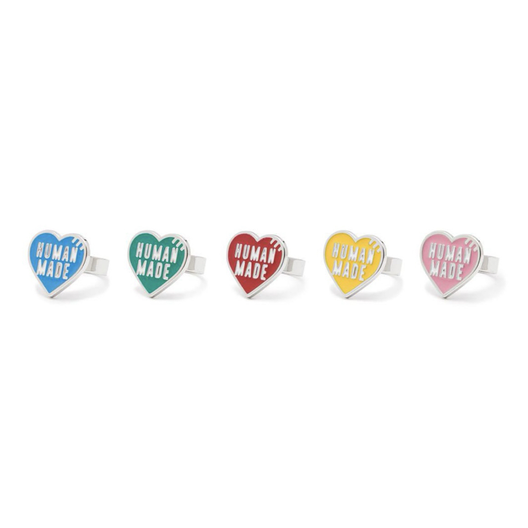 Supreme(シュプリーム)の【Human Made】 HEART RING ハートリング　赤　レッド メンズのアクセサリー(リング(指輪))の商品写真
