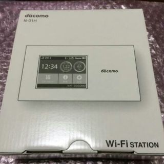 エヌイーシー(NEC)の新品 N-01H ドコモ Wi-Fiルーター 判定○(スマートフォン本体)