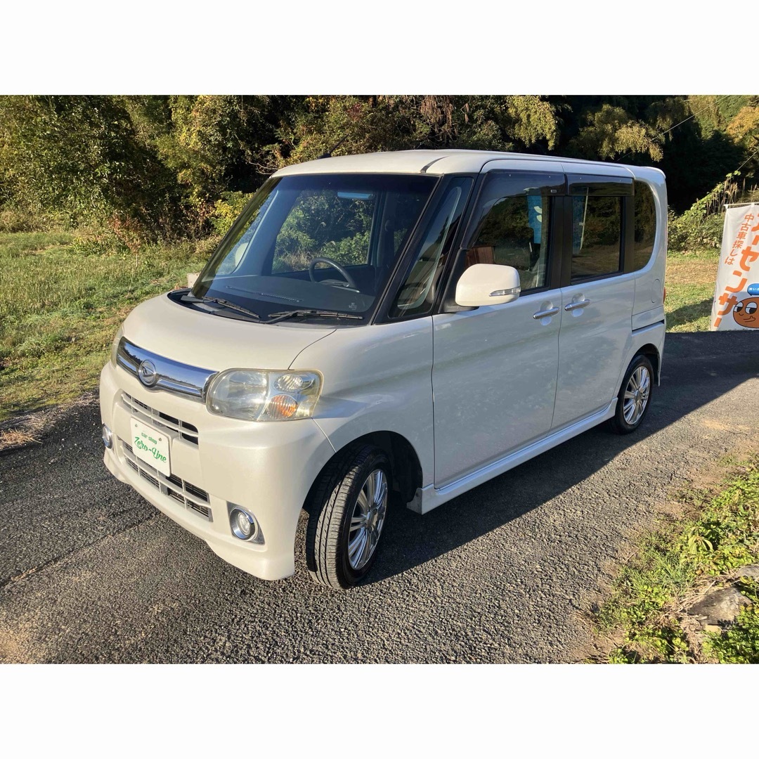 タント 25年 車検9年11月 左側電動 ナビ BT Bカメラ ETC フルセグ 自動車/バイクの自動車(車体)の商品写真