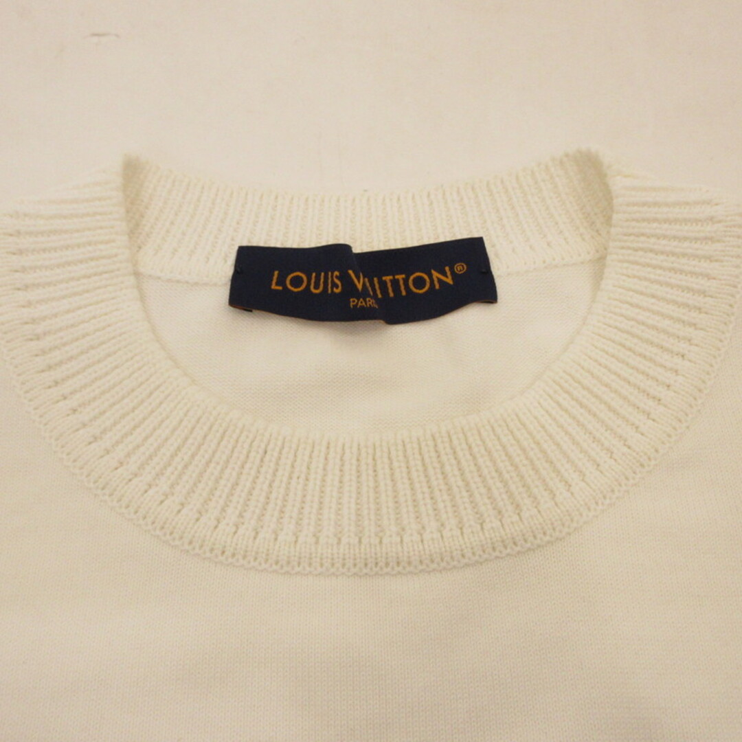 LOUIS VUITTON(ルイヴィトン)の【姫路東店】 中古 LOUIS VUITTON | ルイ・ヴィトン ニット HNN42W ホワイト サイズ：XL 【135】 メンズのトップス(ニット/セーター)の商品写真