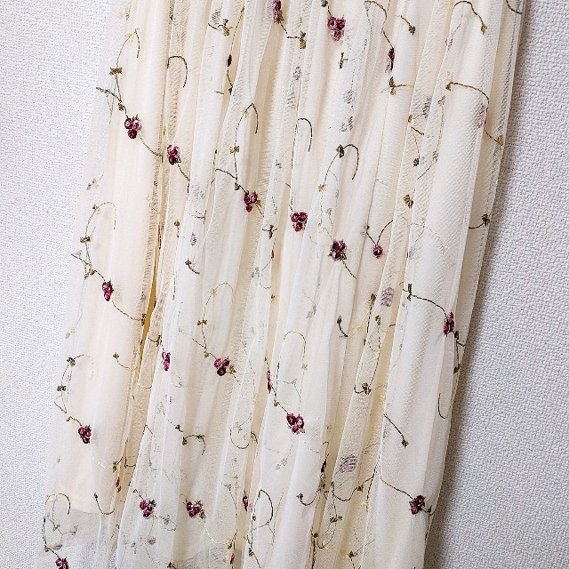 しまむら(シマムラ)の刺繍チュールスカート レディースのスカート(ロングスカート)の商品写真