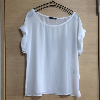 ローズバッド(ROSE BUD)の美品 ROSEBUD シフォンプルオーバー(Tシャツ(半袖/袖なし))