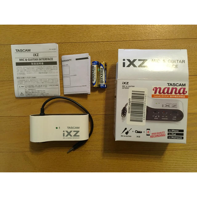 TASCAM ixz 楽器のDTM/DAW(オーディオインターフェイス)の商品写真