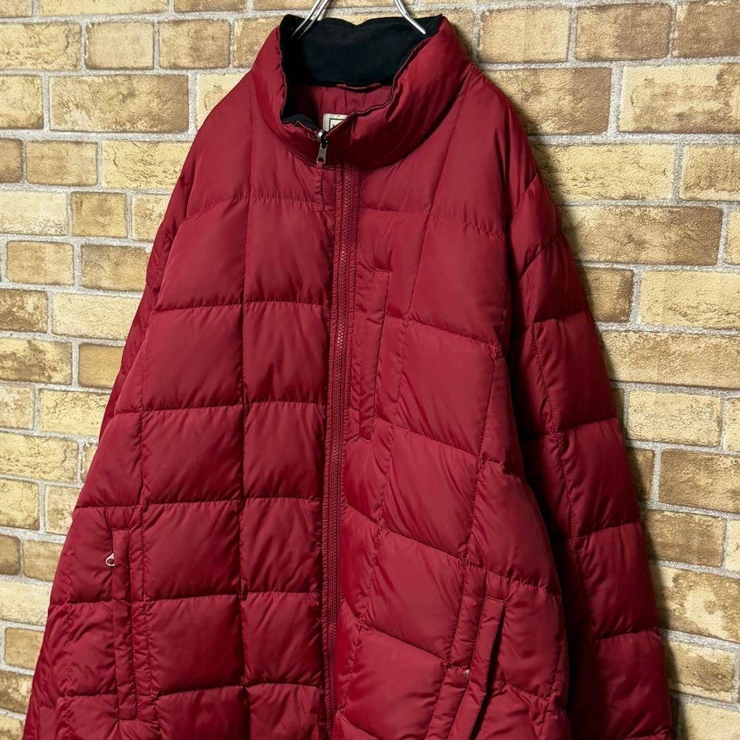 L.L.Bean(エルエルビーン)のエルエルビーン　ダウンジャケット　アウトドア　ビッグシルエット　刺繍ロゴ　XXL メンズのジャケット/アウター(ダウンジャケット)の商品写真