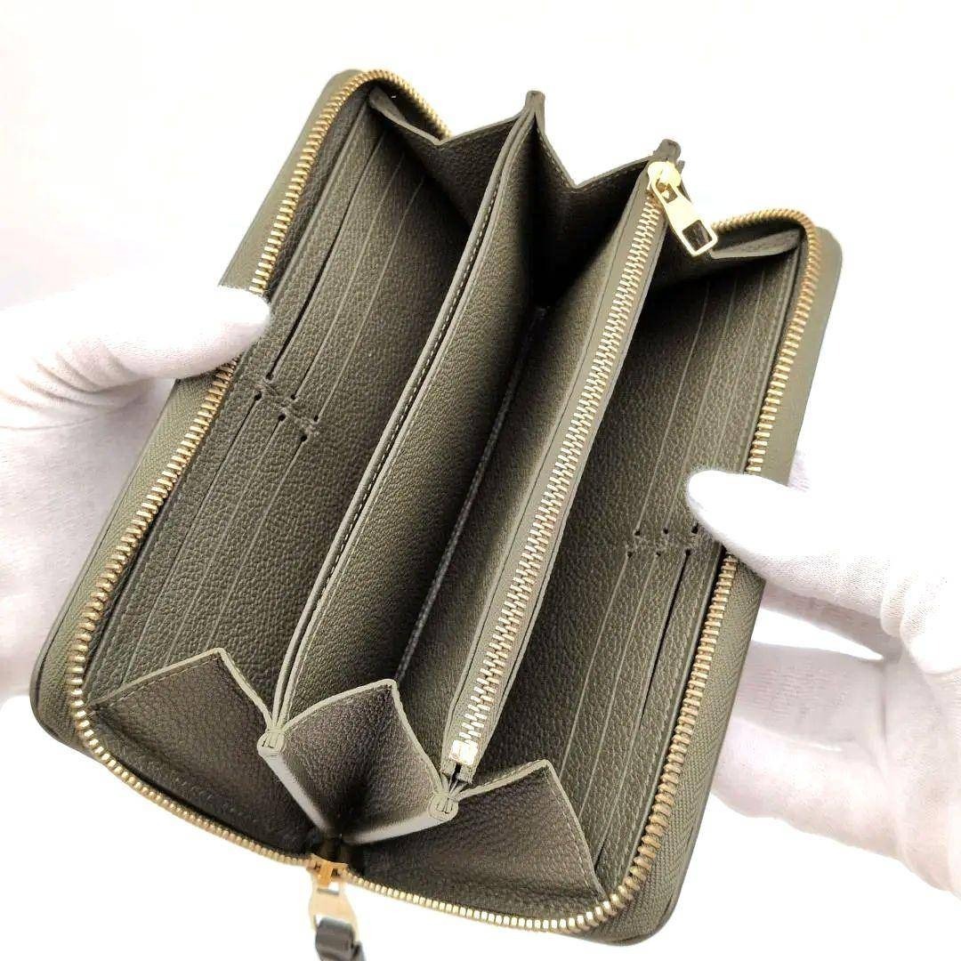 LOUIS VUITTON(ルイヴィトン)の【極美品 希少】ルイヴィトン アンプラント ジッピーウォレット ステッチ 長財布 レディースのファッション小物(財布)の商品写真