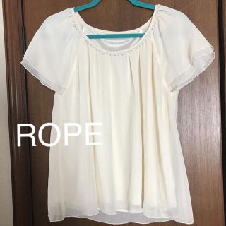 ロペ(ROPE’)のROPE シフォン 着痩せ 半袖ブラウス(シャツ/ブラウス(半袖/袖なし))