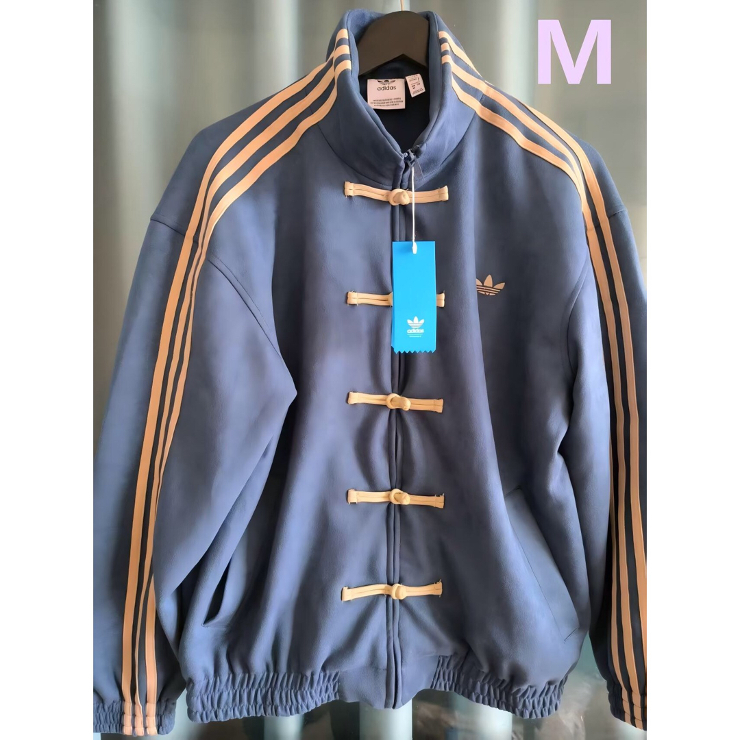 海外限定 アディダス 巳年 トラック スエード ジャケット ブルー M adidas Originals - 海外限定 アディダス 巳年 トラック スエード